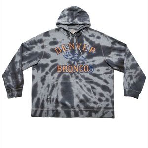 RARE Denver Broncos Tie Dye Hoodie